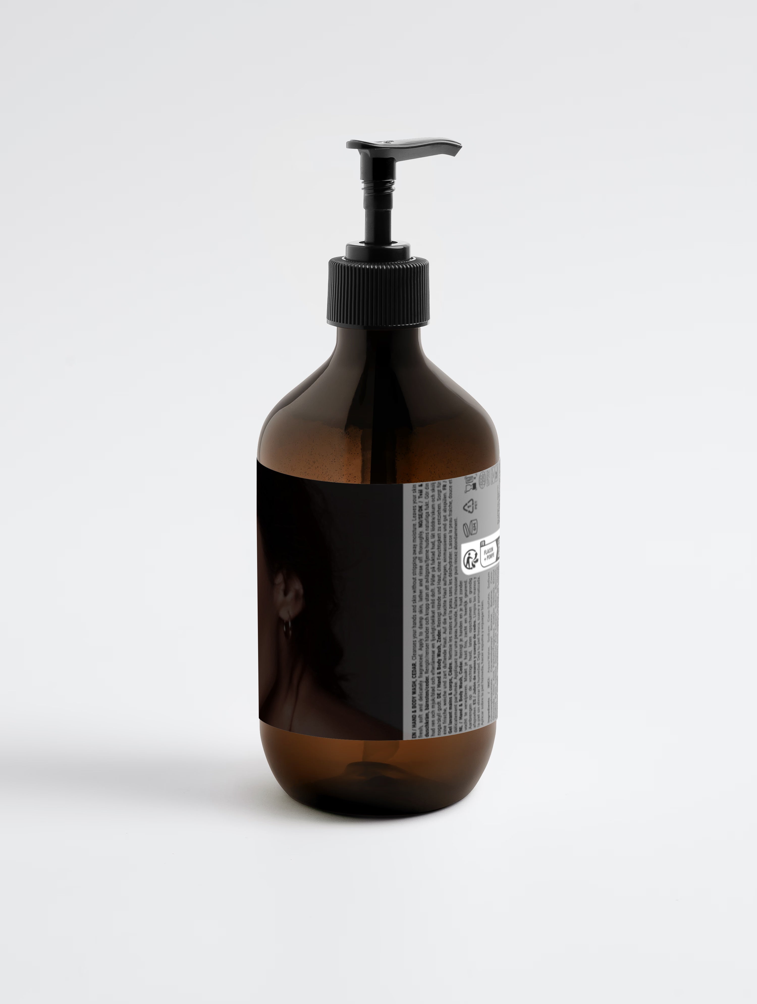 Hand & Body Wash, Peppermint & Dark Cedar